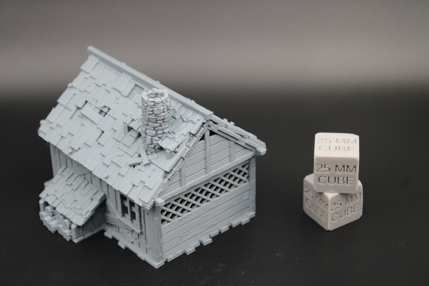 Tabletop Terrain Fantasy Woodsman Hunter Cabin Dnd RPG wargame skirmish 28mm