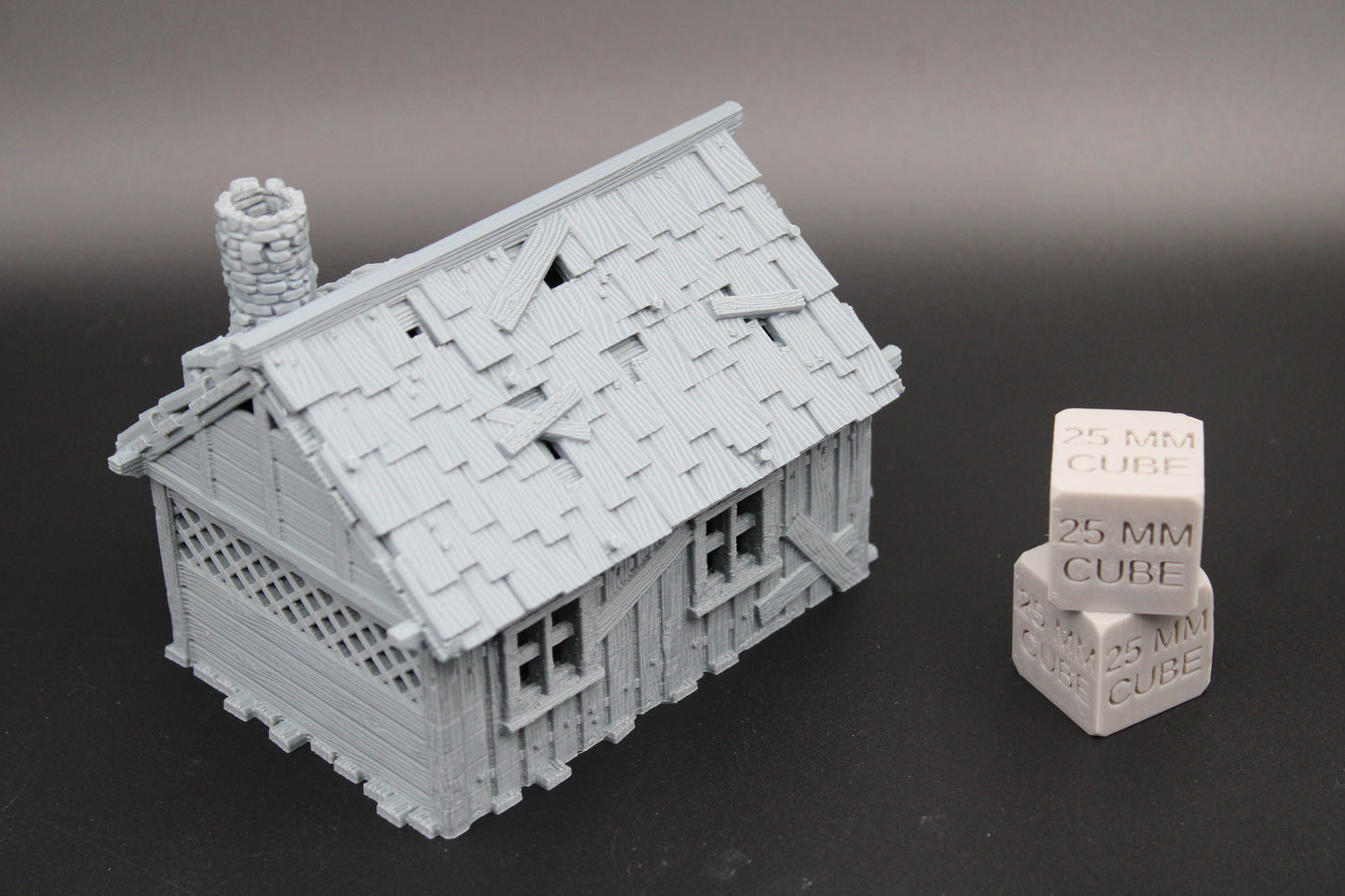 Tabletop Terrain Fantasy Woodsman Hunter Cabin Dnd RPG wargame skirmish 28mm
