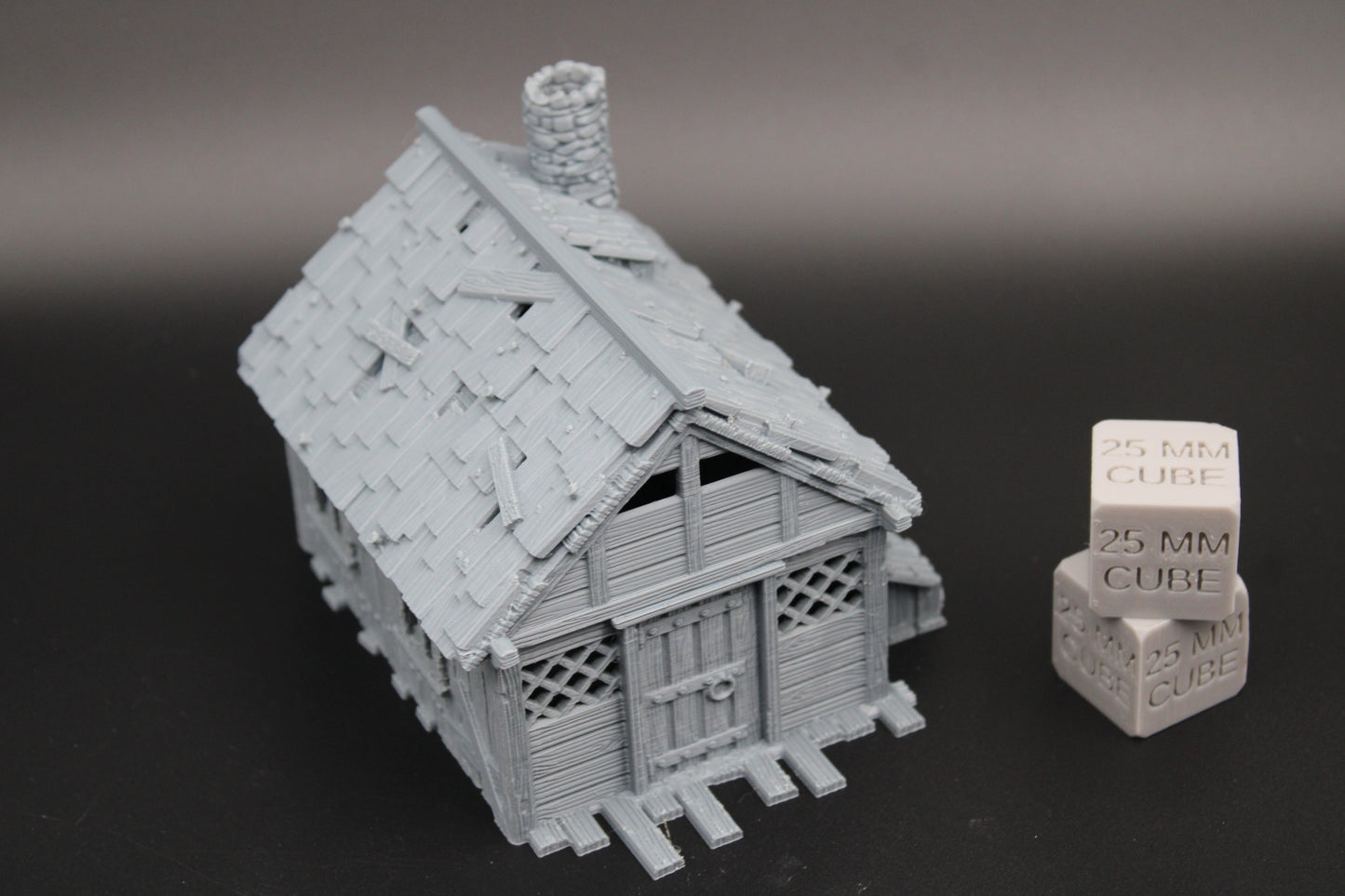 Tabletop Terrain Fantasy Woodsman Hunter Cabin Dnd RPG wargame skirmish 28mm