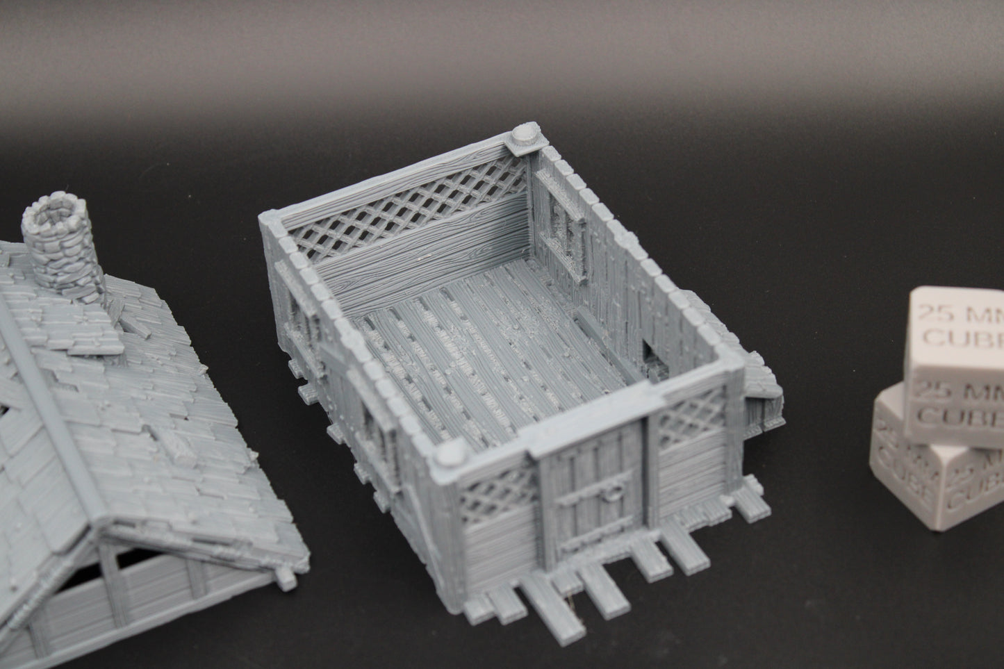 Tabletop Terrain Fantasy Woodsman Hunter Cabin Dnd RPG wargame skirmish 28mm