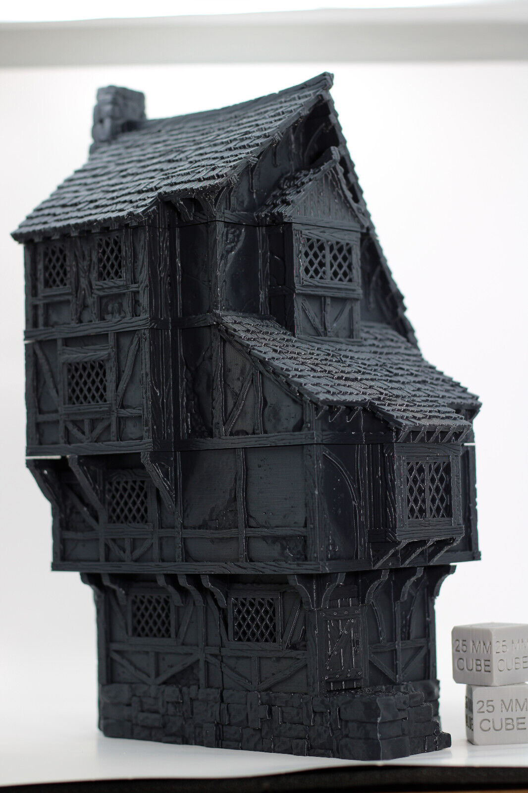 Tabletop Terrain Large 4 story Medieval House Dnd RPG wargame skirmish 28mm