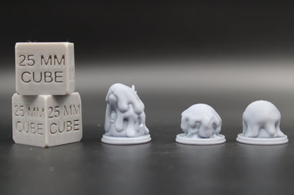 Necrotic Gooey Slime Ooze Undead x3 28mm 32mm Miniature Dnd Skirmish